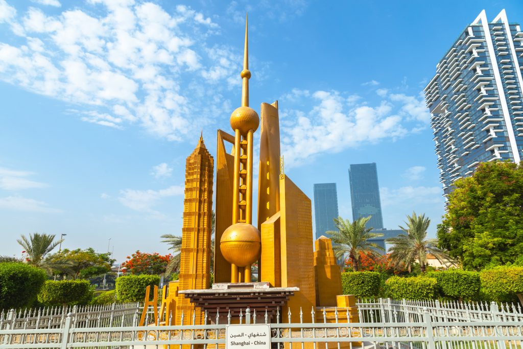 Fascinating Shanghai monument in Zabeel Park in Dubai